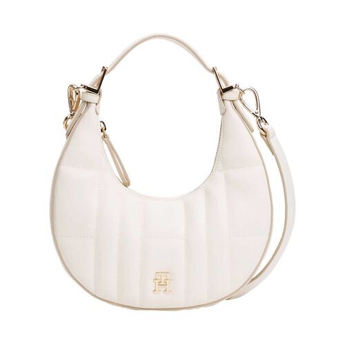 Tommy Hilfiger Quilted Crescent Crossbody Shoulder Bag